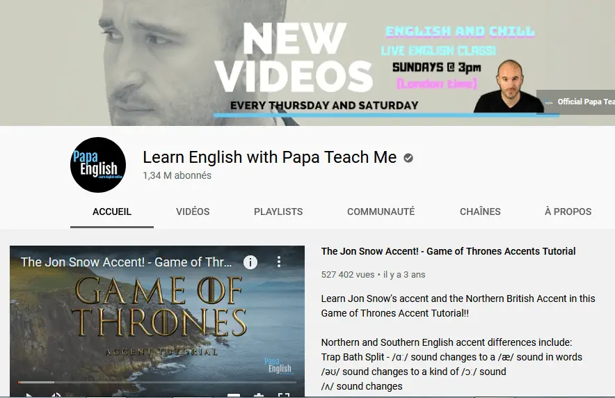 Learn English with Papa Teach Me