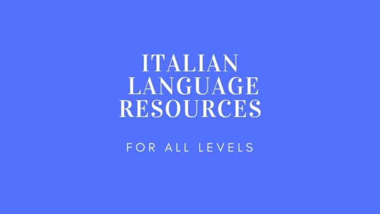 italian language resources featured image