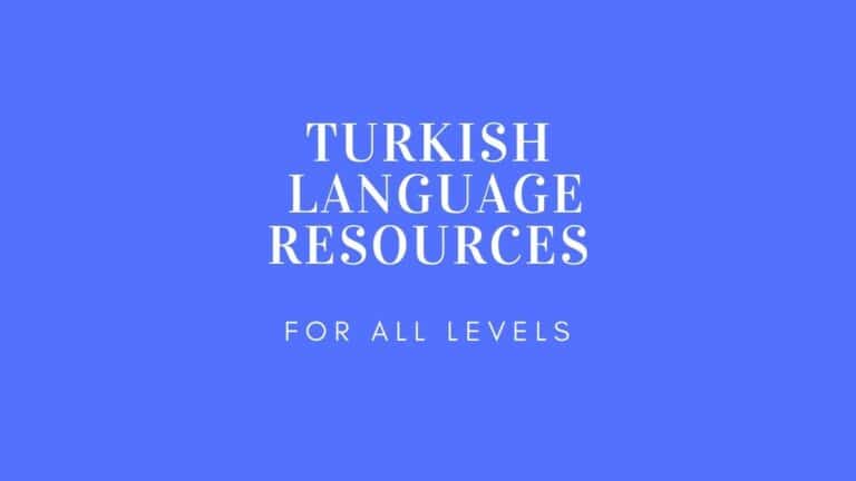 Turkish Language Resources