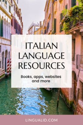 italian language resources