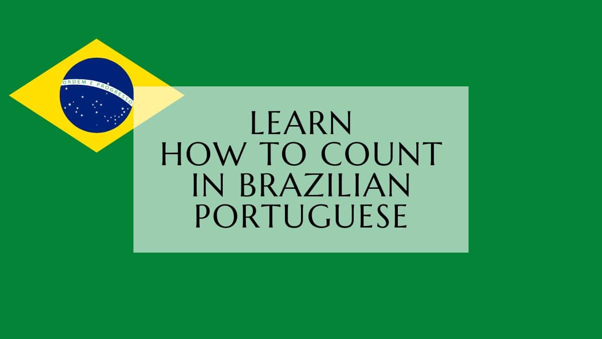 How to count in brazilian portuguese