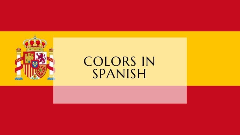 Colors In Spanish [AUDIO included] - Lingualid