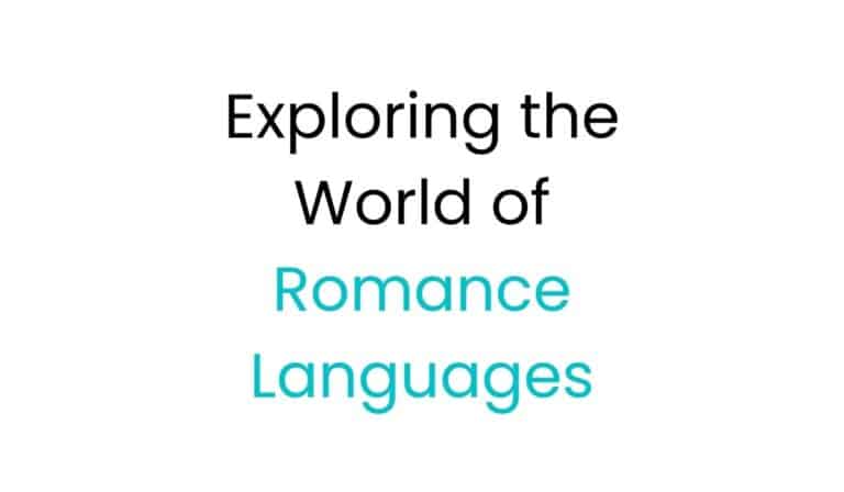Exploring the World of Romance Languages fi