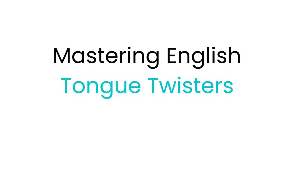 Mastering English Tongue Twisters sp