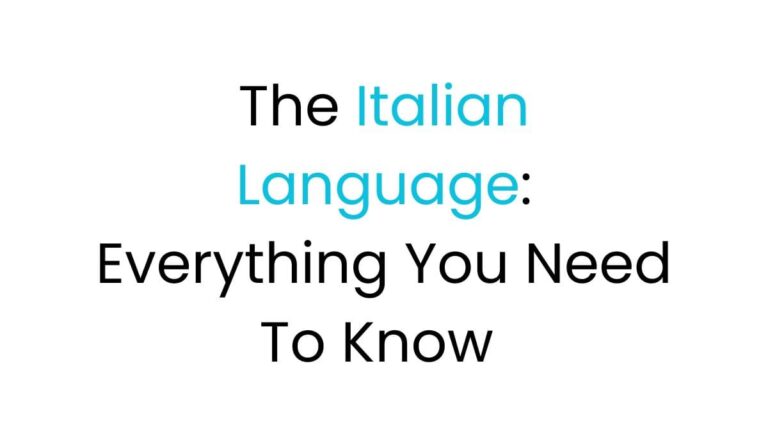 The Italian Language Everything You Need To Know fi