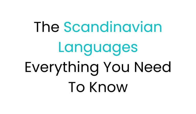 The Scandinavian Languages Everything you need to know fi