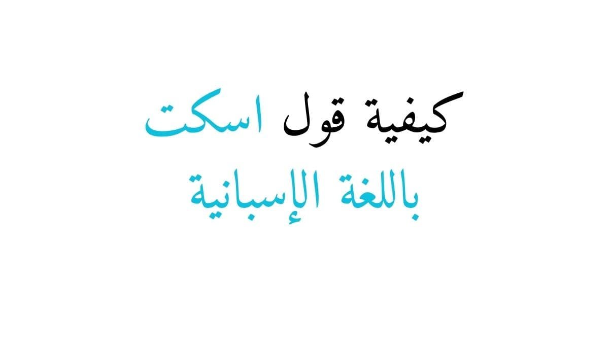 كيف تقول 