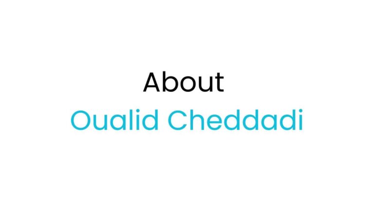 About Oualid Cheddadi fi