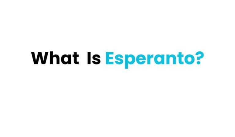 What is esperanto