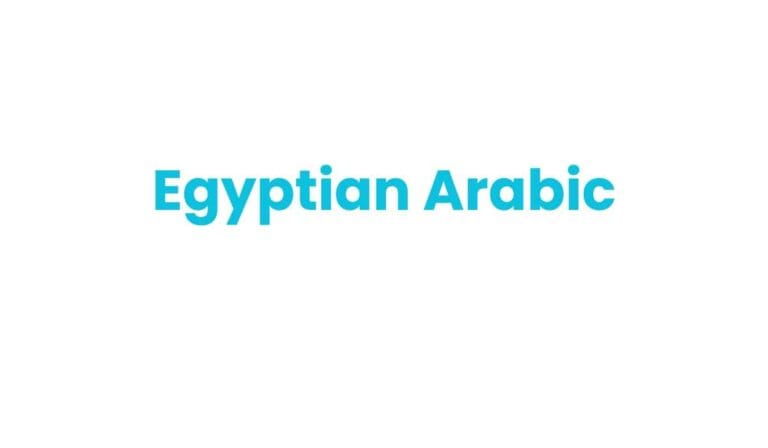 egyptian Arabic fi
