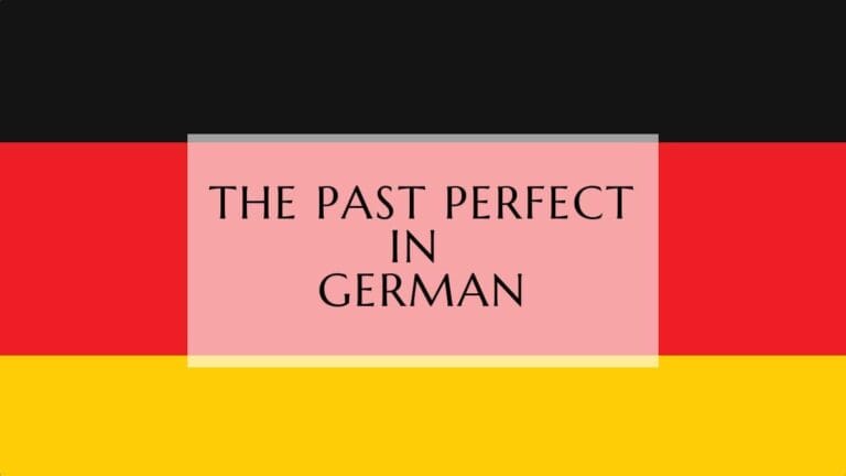 The Past Perfect in German fi-min