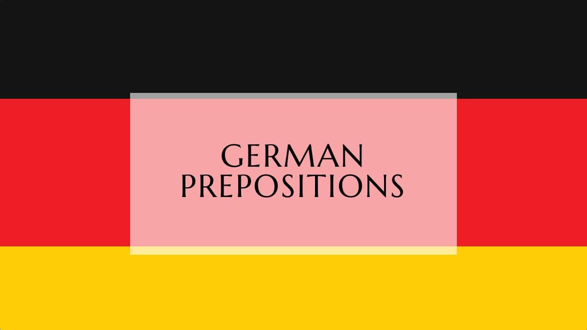 German Dative Prepositions Guide German Prepositions fi