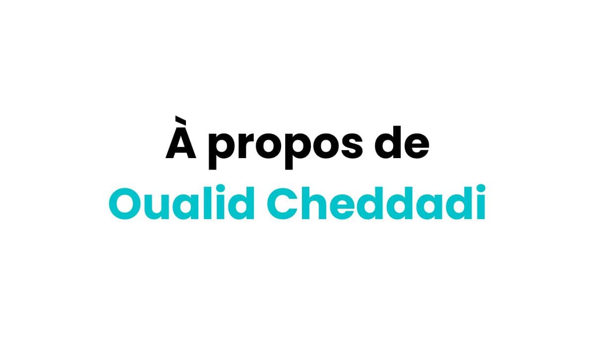 À propos de Oualid Cheddadi fi