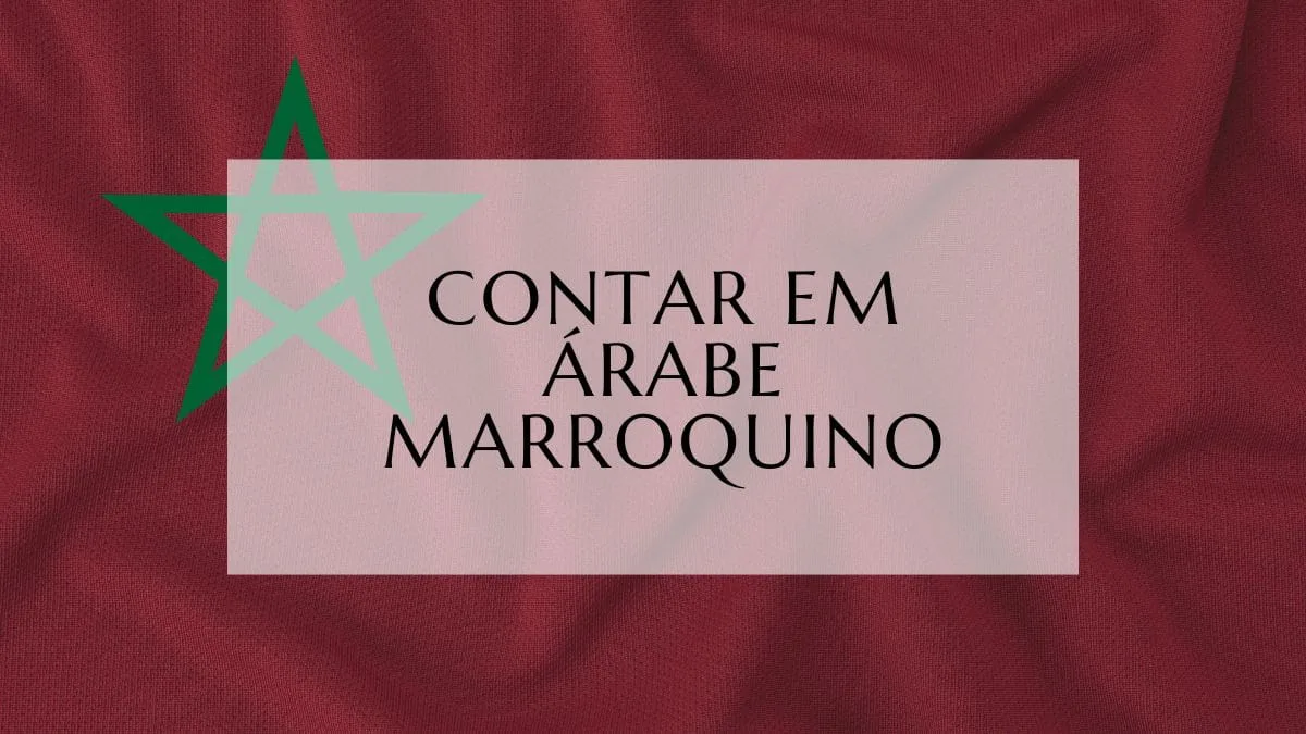 contar em Árabe Marroquino (1)