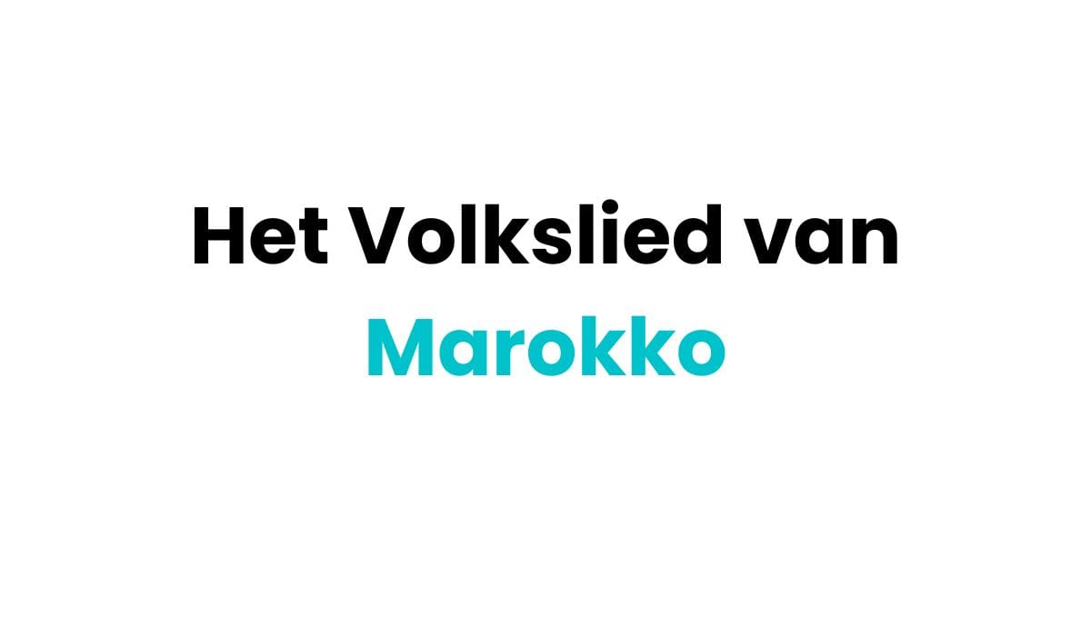Het Volkslied van Marokko fi